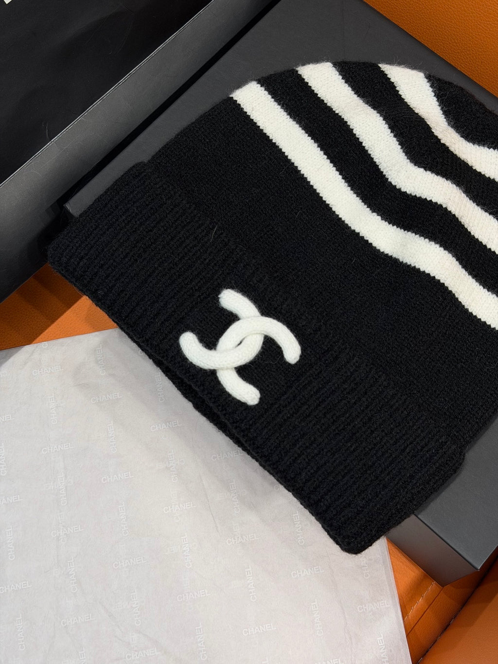 Chanel Knit Beanie - 1245543826 - Photo 3