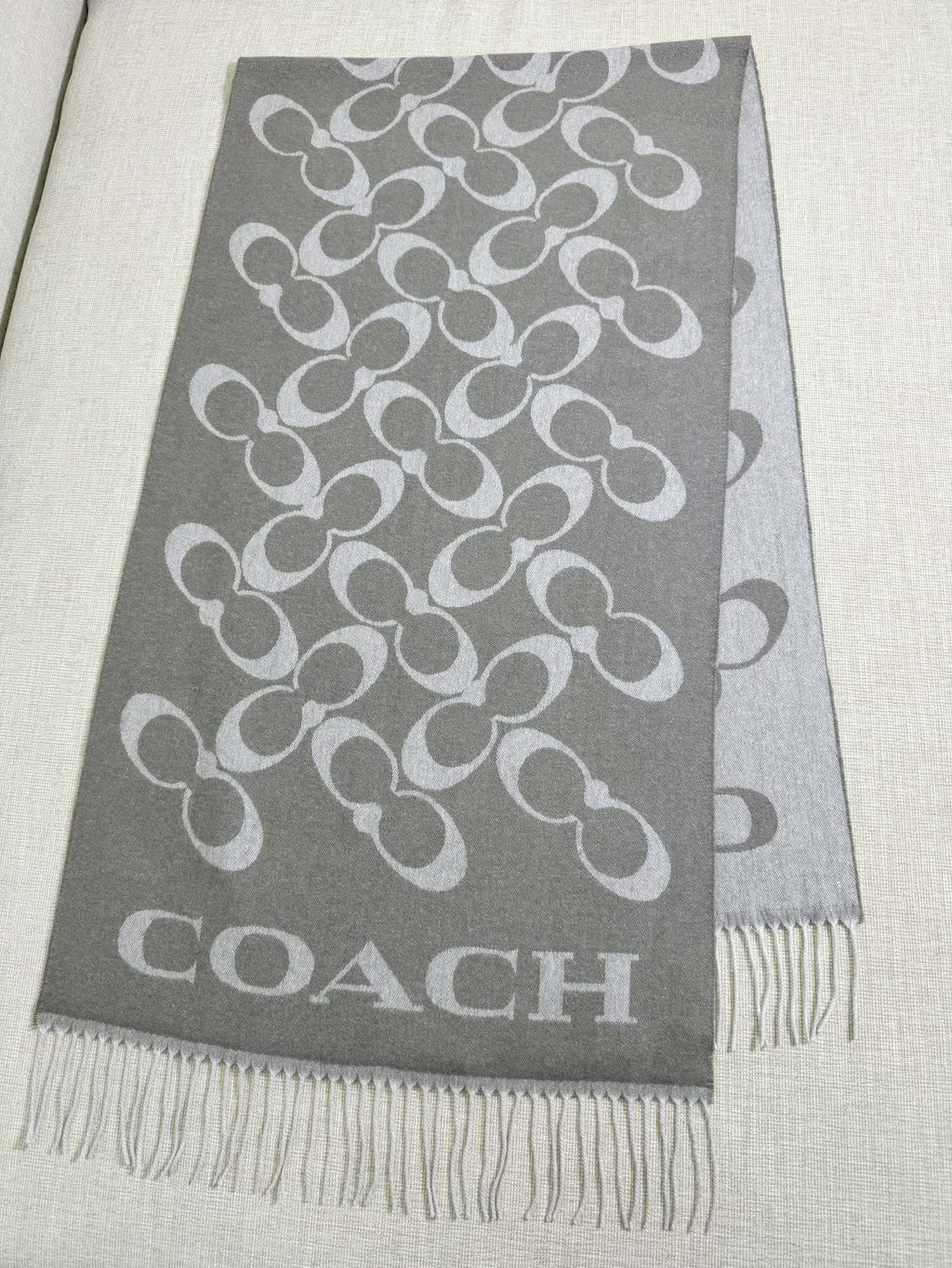Coach Logo Detail Scarf - 973282533 - Photo 3