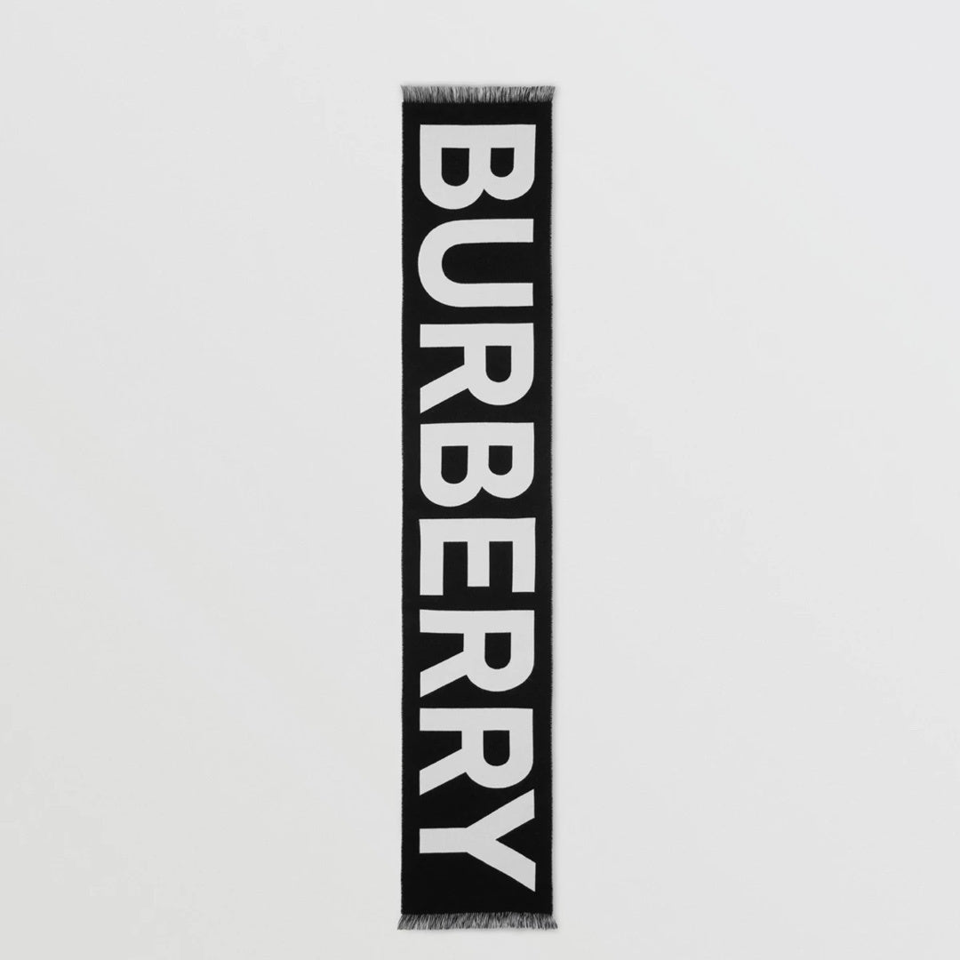 Burberry Logo Detail Scarf - 975220606 - Photo 3
