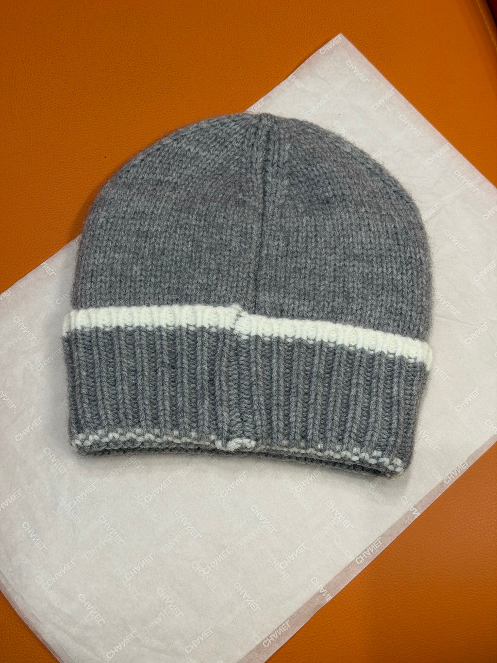 Chanel Jacquard Colorblock Beanie - 1245543566 - Photo 3