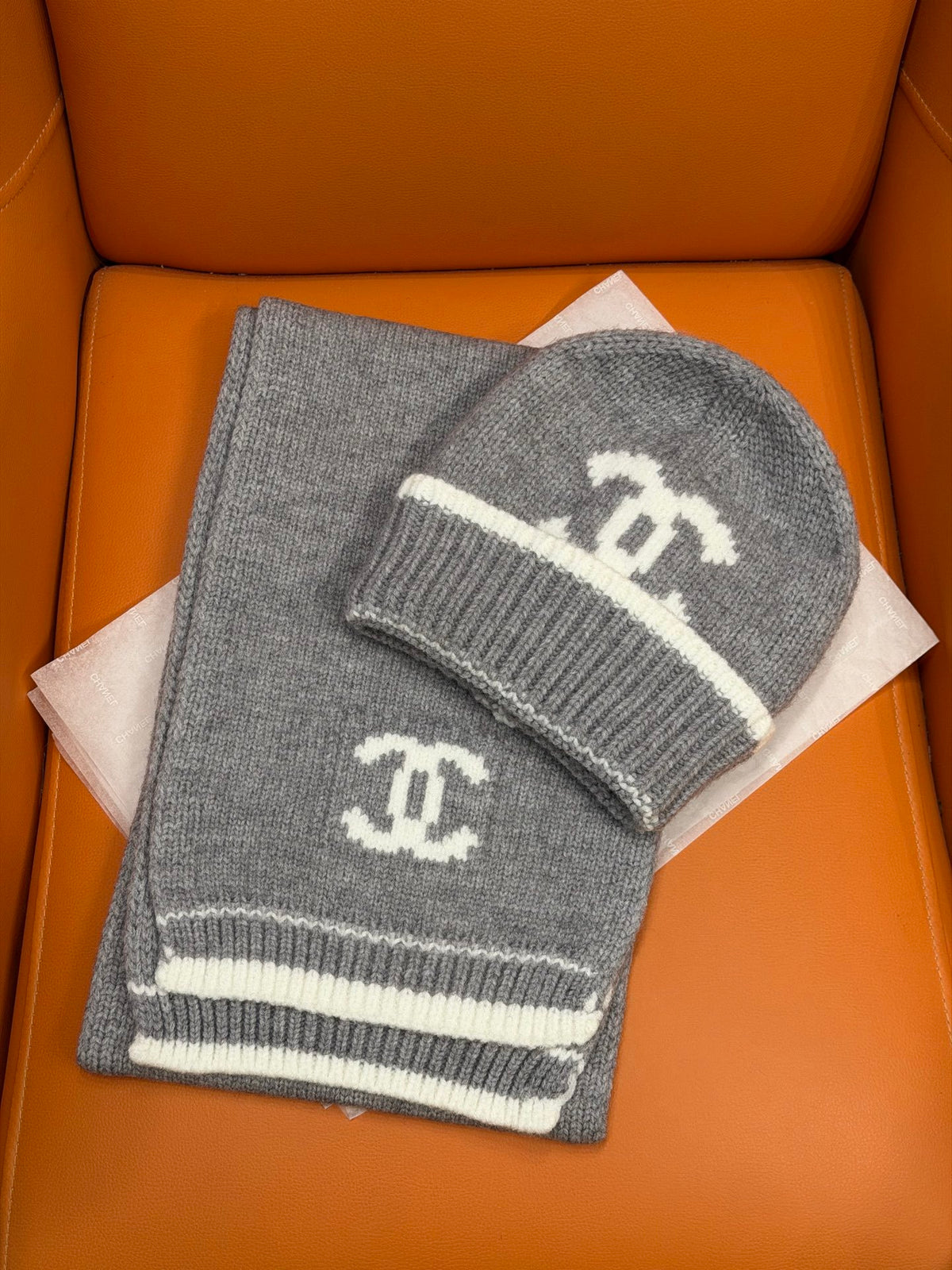 Chanel Jacquard Colorblock Accessory Set - 1245544560 - Photo 3