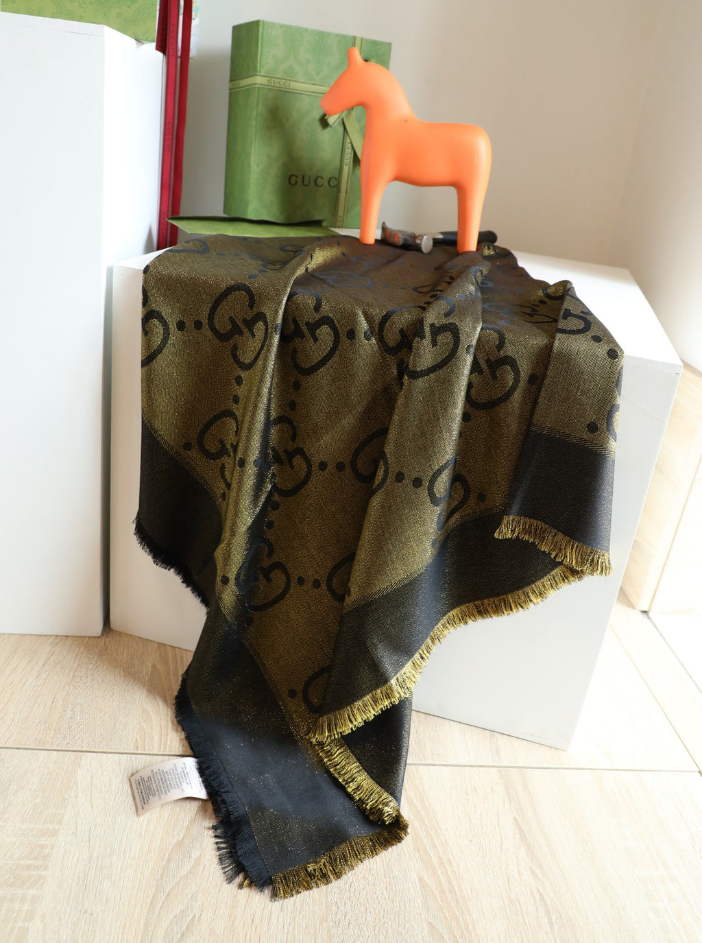 Gucci Square Scarf - 965874368 - Photo 3