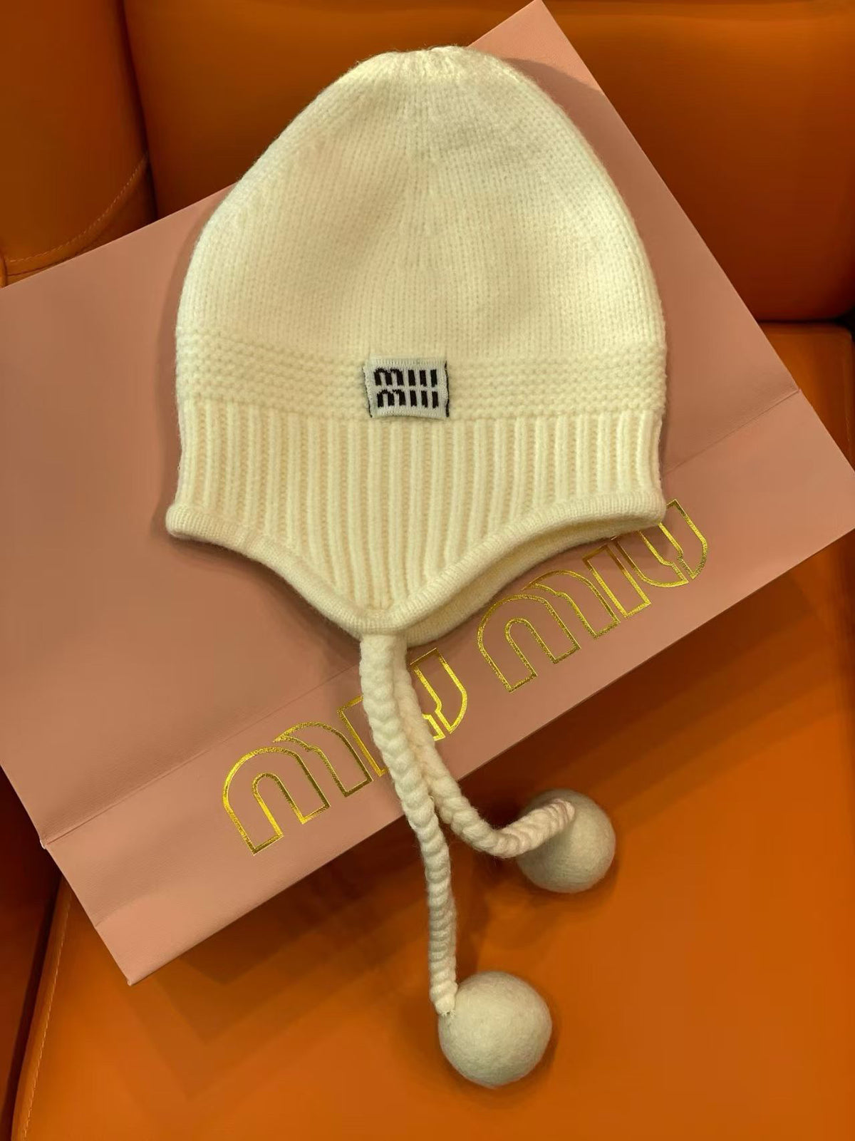 Miu Miu Knit Earflap Hat - 1149273065 - Photo 3