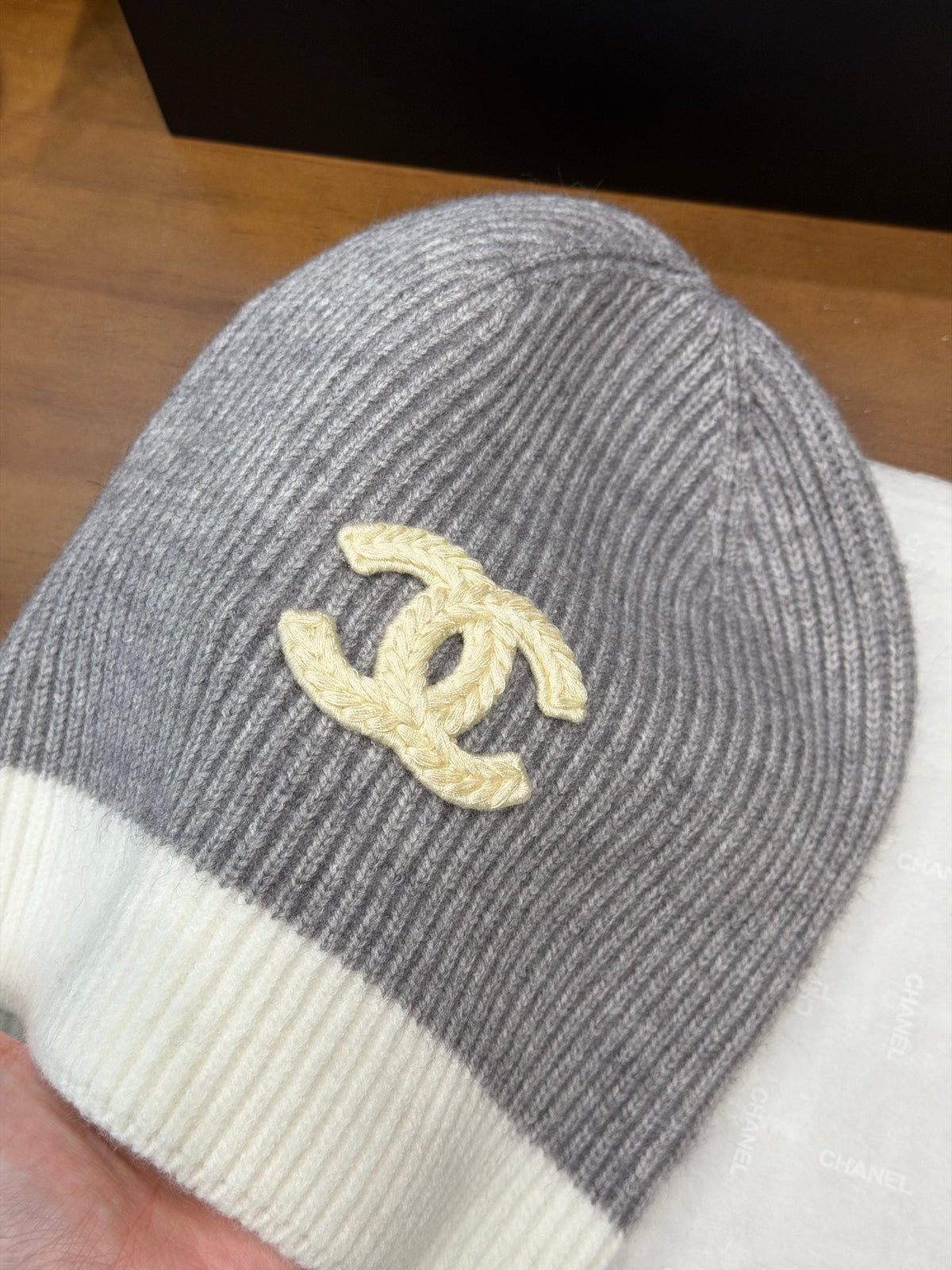 Chanel Knit Beanie - 1245543842 - Photo 3