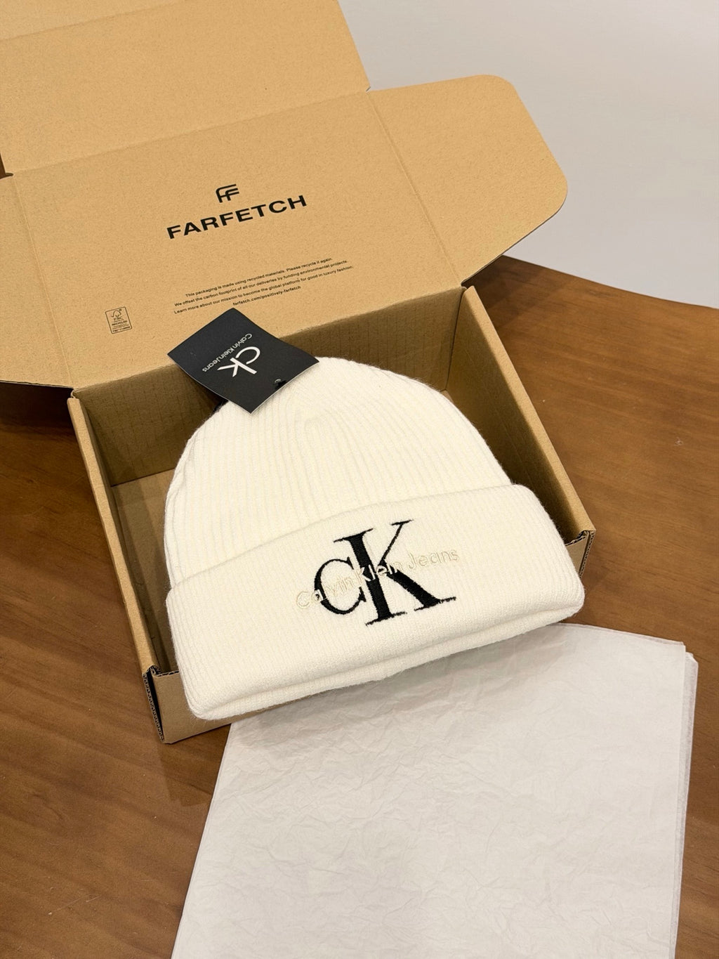 Calvin Klein Embroidered Logo Detail Beanie - 1245544210 - Photo 3