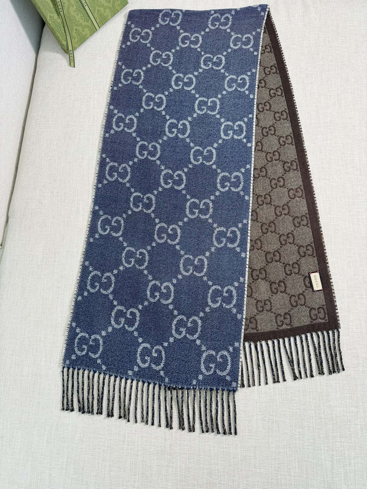 Gucci Jacquard Scarf - 973282403 - Photo 3