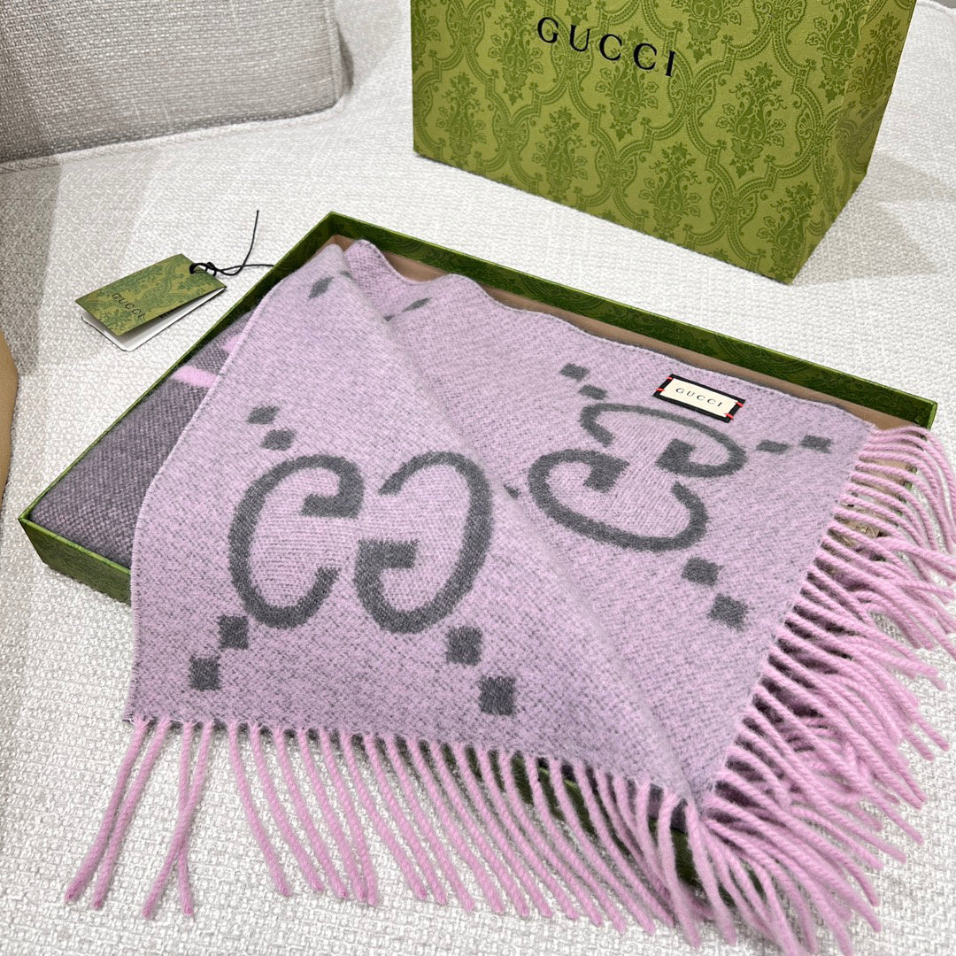 Gucci Jacquard Scarf - 984596767 - Photo 3
