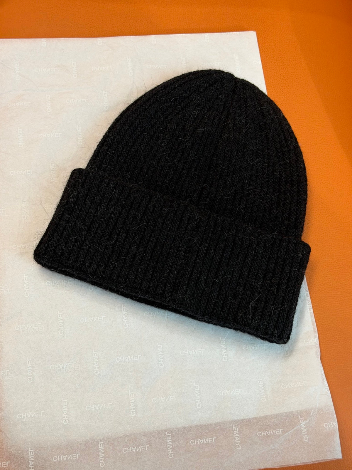Chanel Colorblock Knit Beanie - 1245543629 - Photo 3