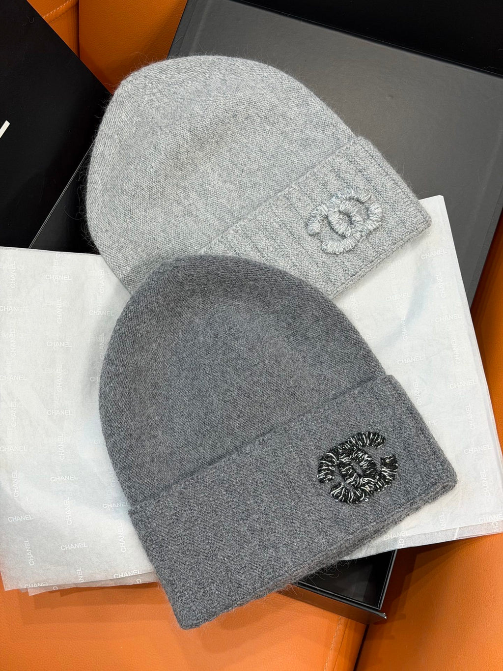 Chanel Knit Beanie - 1245544674 - Photo 4
