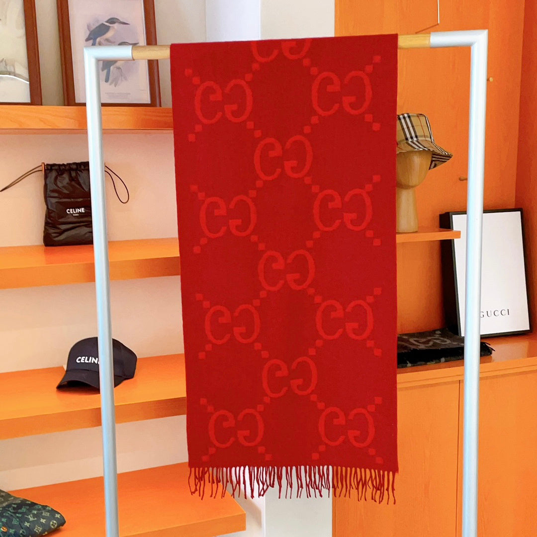 Gucci Jacquard Scarf - 975221270 - Photo 4