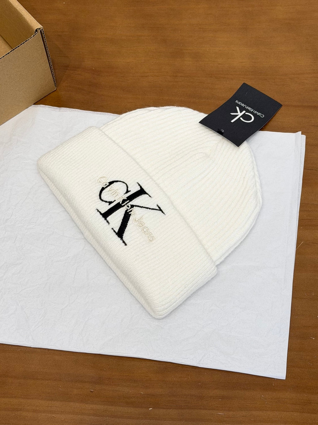 Calvin Klein Embroidered Logo Detail Beanie - 1245544210 - Photo 4