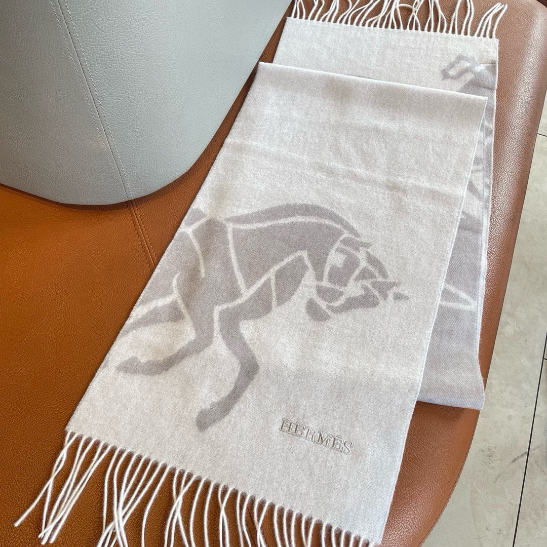Hermes Jacquard Embroidered Scarf - 973237589 - Photo 4