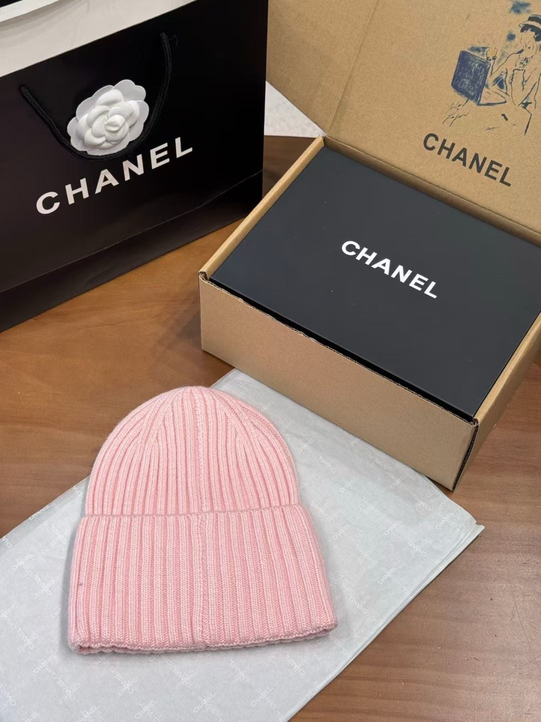 Chanel Knit Beanie - 1149272973 - Photo 4