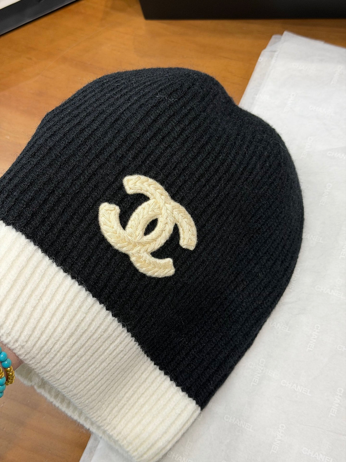 Chanel Knit Beanie - 1245543872 - Photo 4