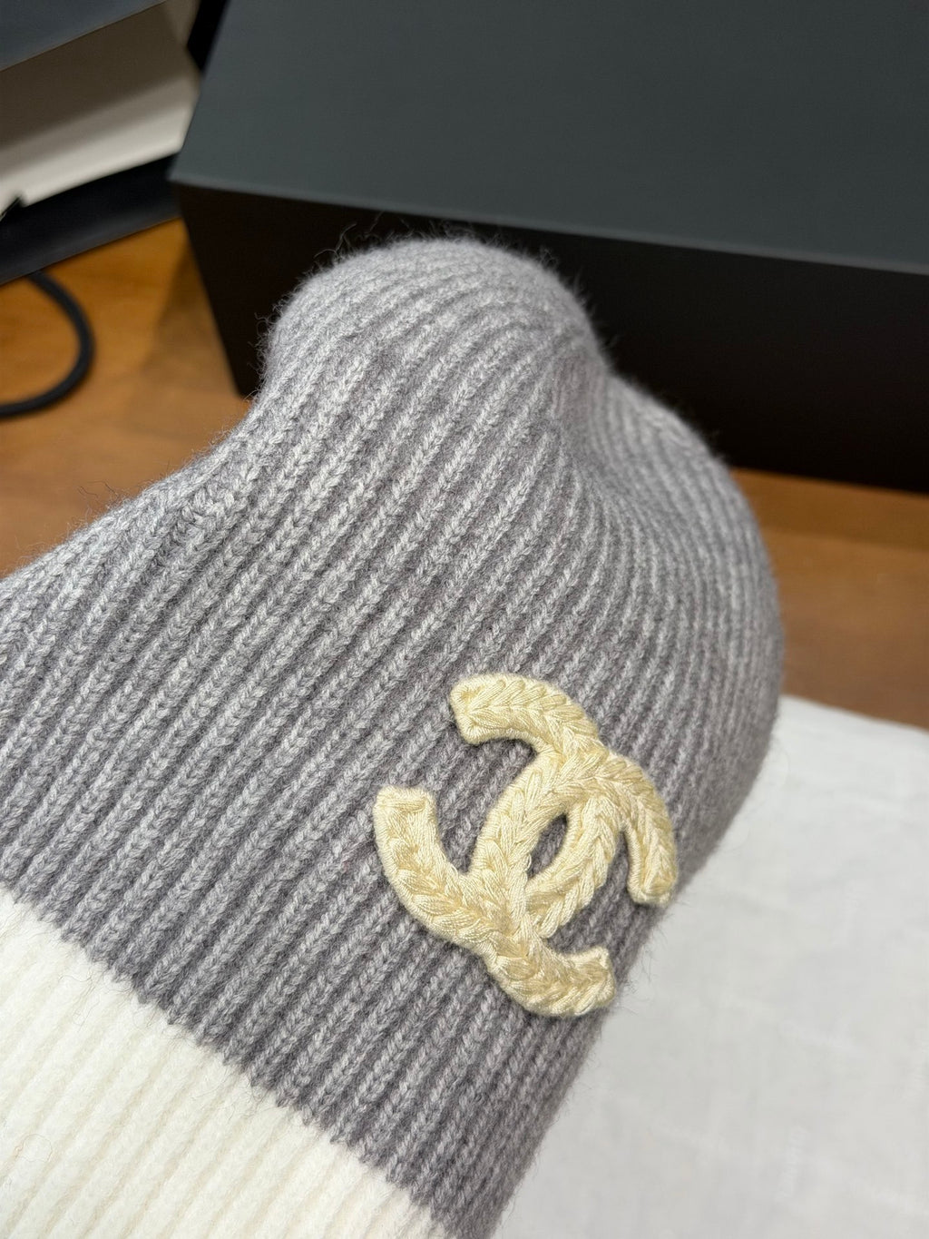 Chanel Knit Beanie - 1245543842 - Photo 4