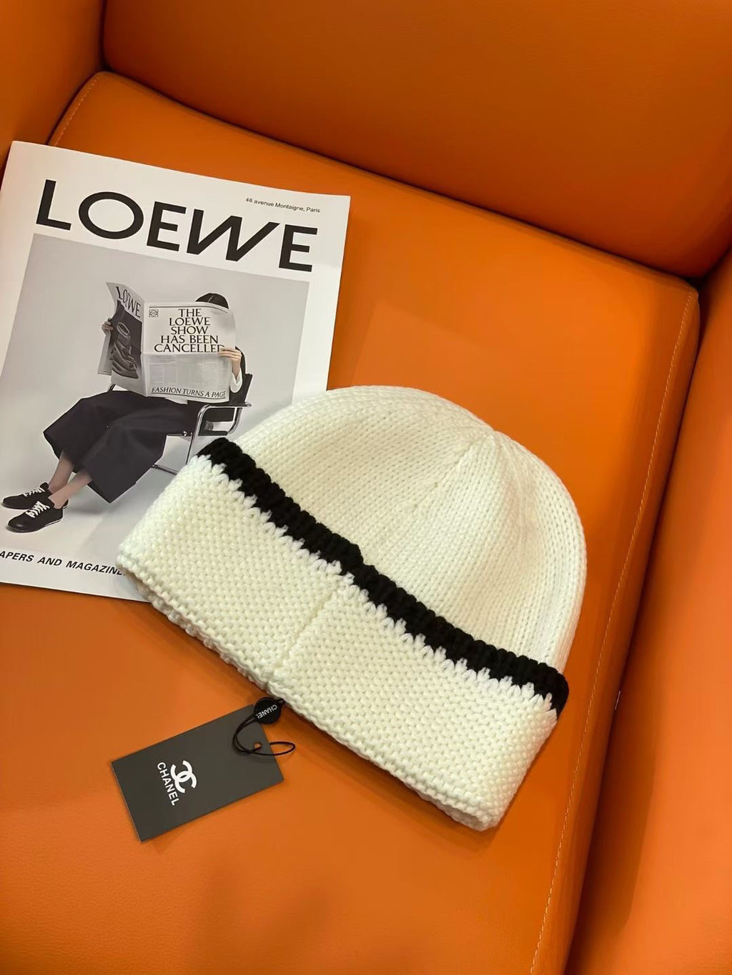 Chanel Knit Beanie - 1141781102 - Photo 4