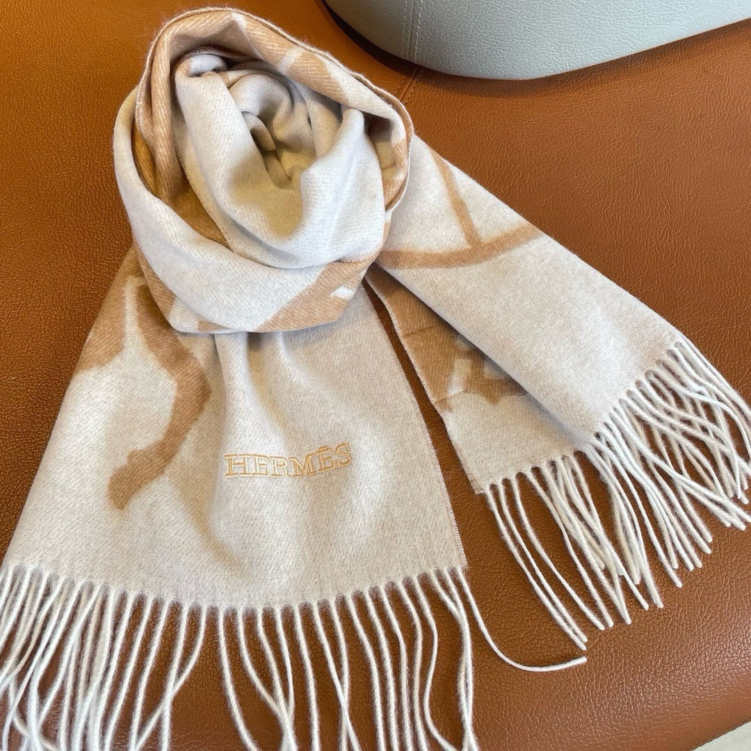 Hermes Jacquard Embroidered Scarf - 973237584 - Photo 4