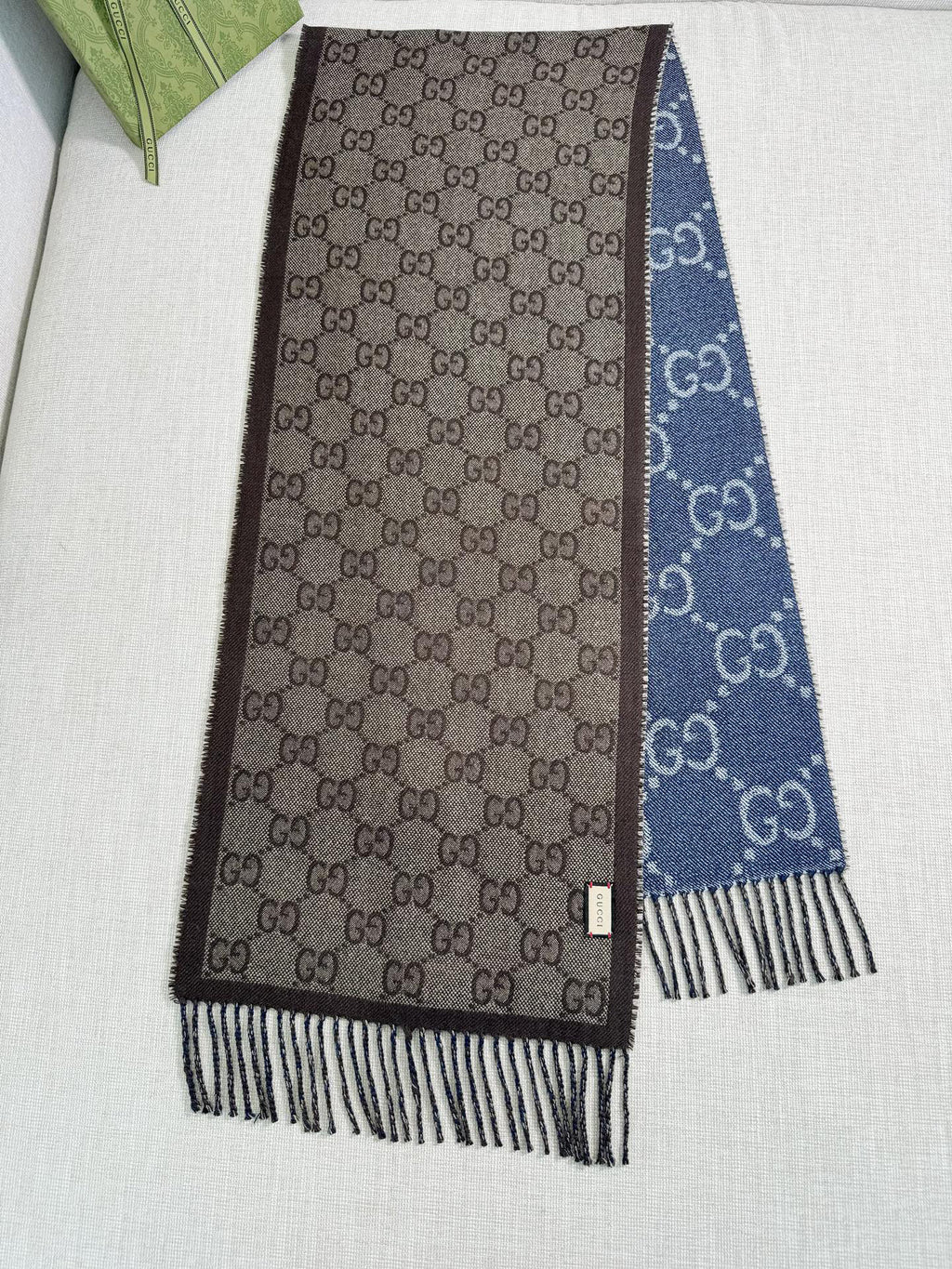 Gucci Jacquard Scarf - 973282403 - Photo 4