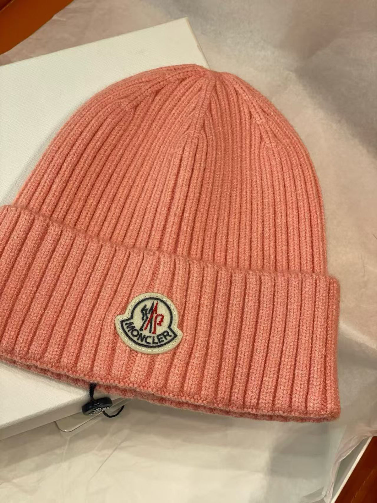 Moncler Logo Detail Knit Beanie - 1149273365 - Photo 4