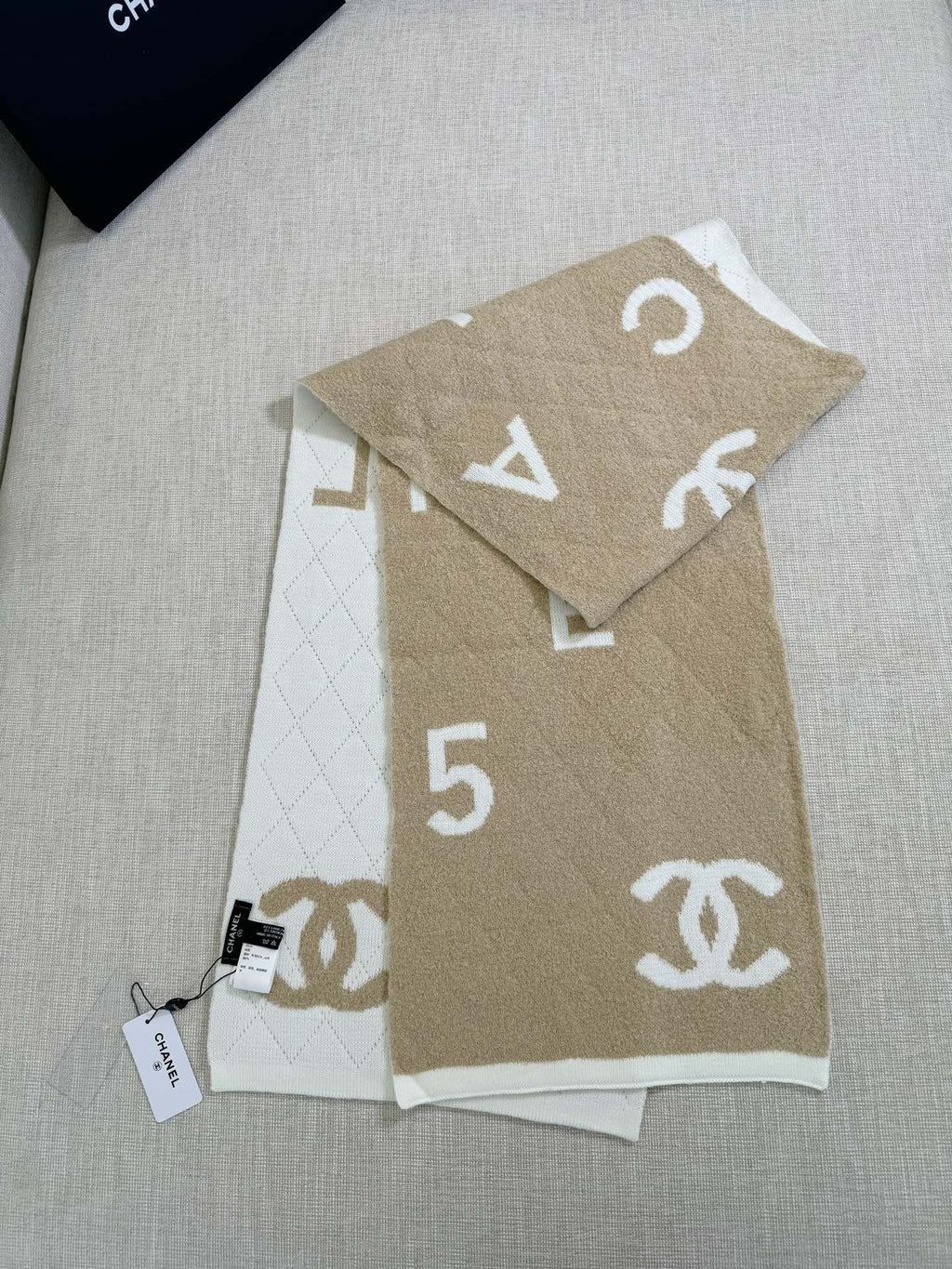 Chanel Jacquard Scarf - 968653424 - Photo 4