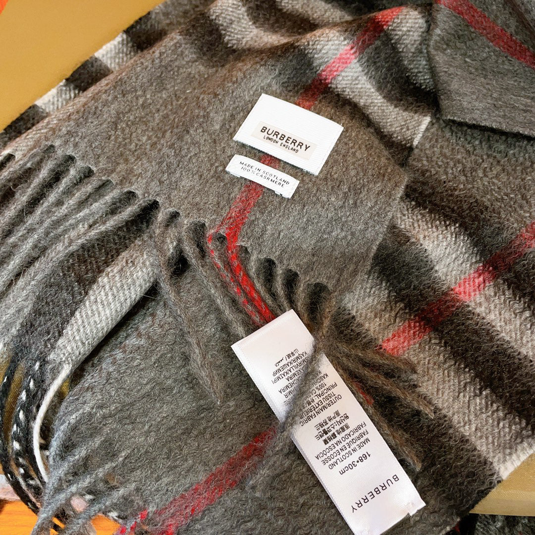 Burberry Check Pattern Scarf - 975223003 - Photo 4