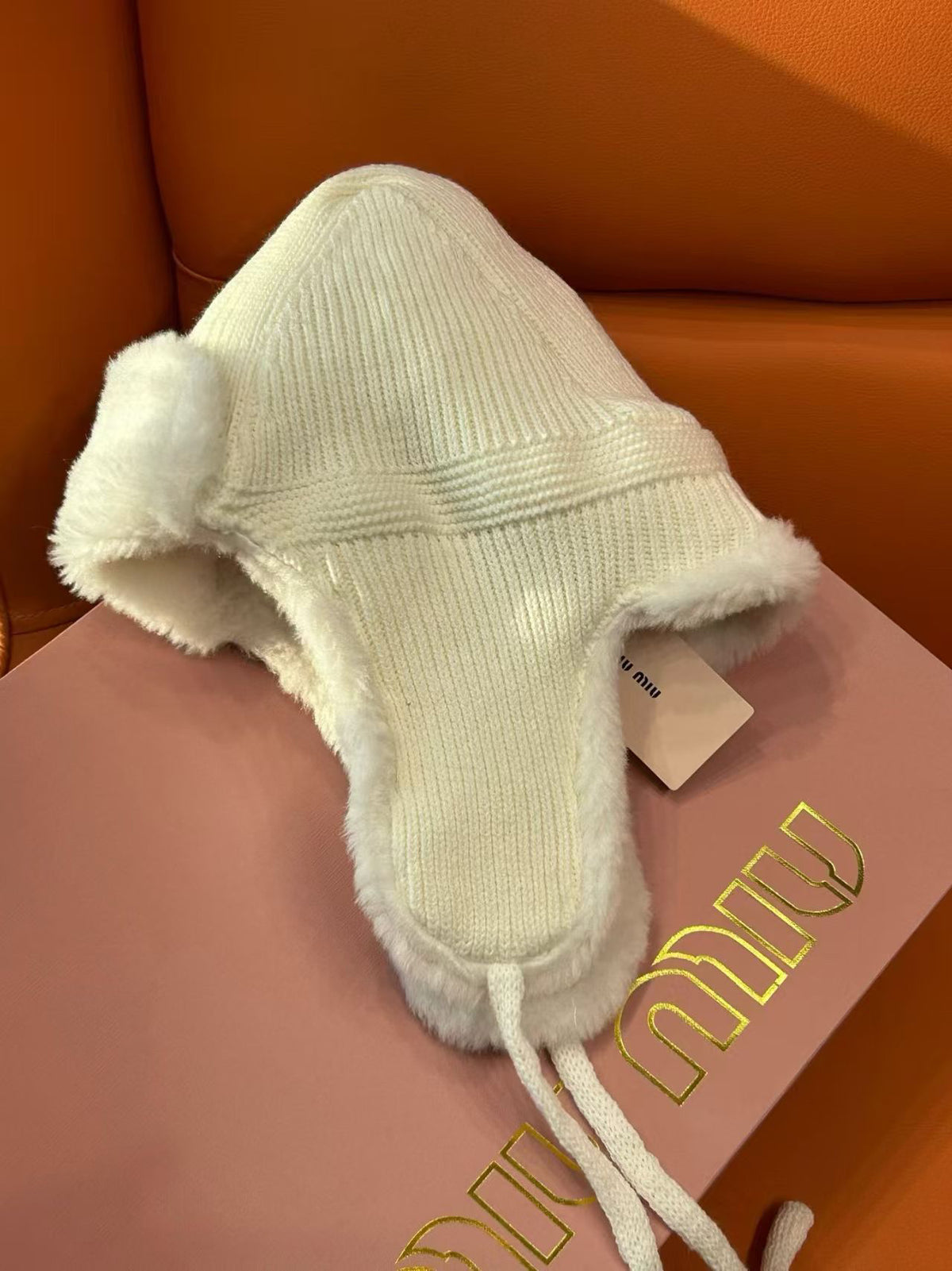 Miu Miu Knit Earflap Hat - 1149273008 - Photo 4
