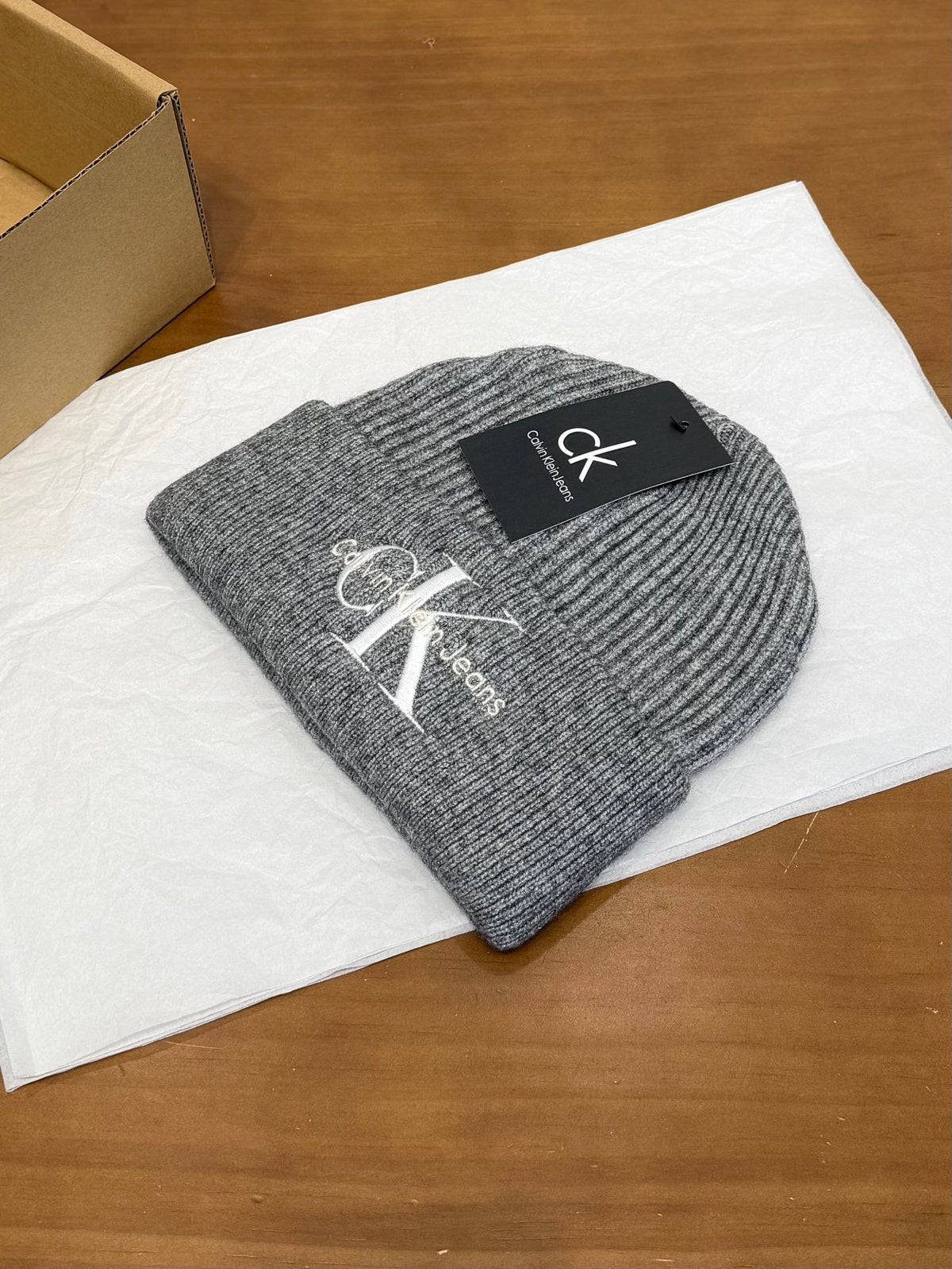Calvin Klein Embroidered Logo Detail Beanie - 1245544215 - Photo 4