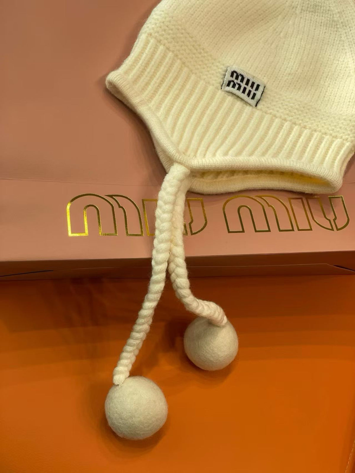 Miu Miu Knit Earflap Hat - 1149273065 - Photo 4