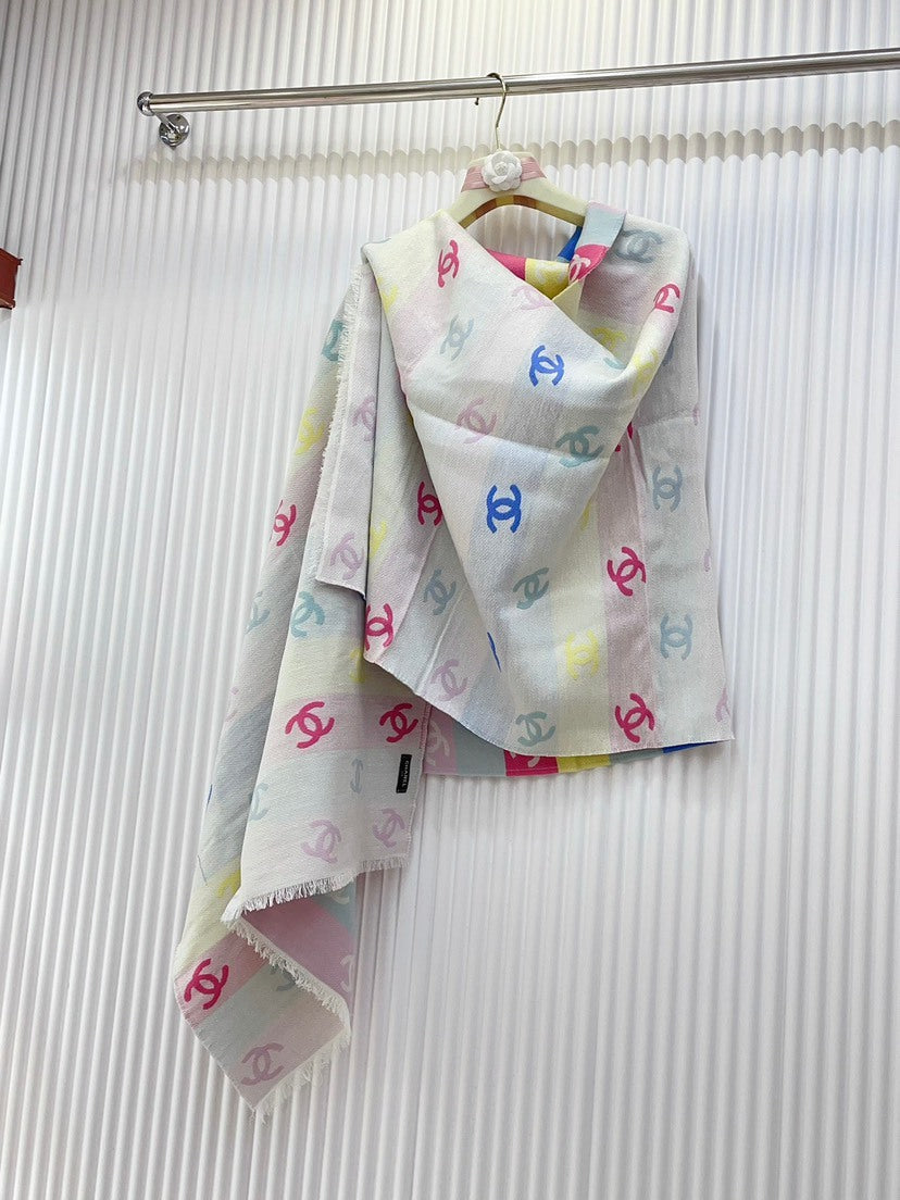 Chanel Logo Detail Scarf - 945369014 - Photo 4