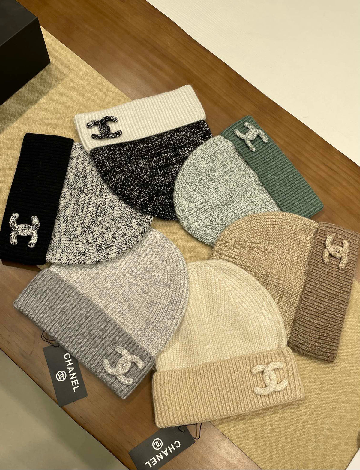 Chanel Knit Beanie - 975370257 - Photo 4