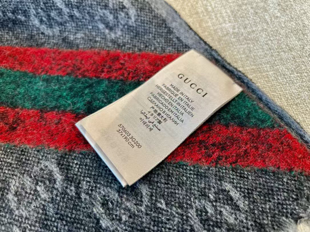 Gucci Jacquard Scarf - 968682872 - Photo 4