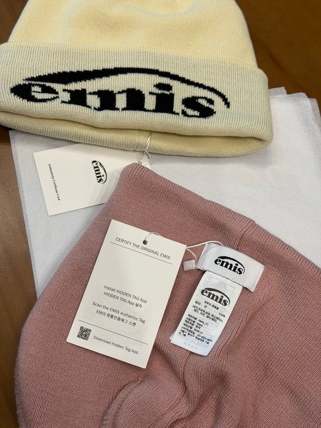 EMIS Jacquard Logo Detail Beanie - 1245543733 - Photo 4