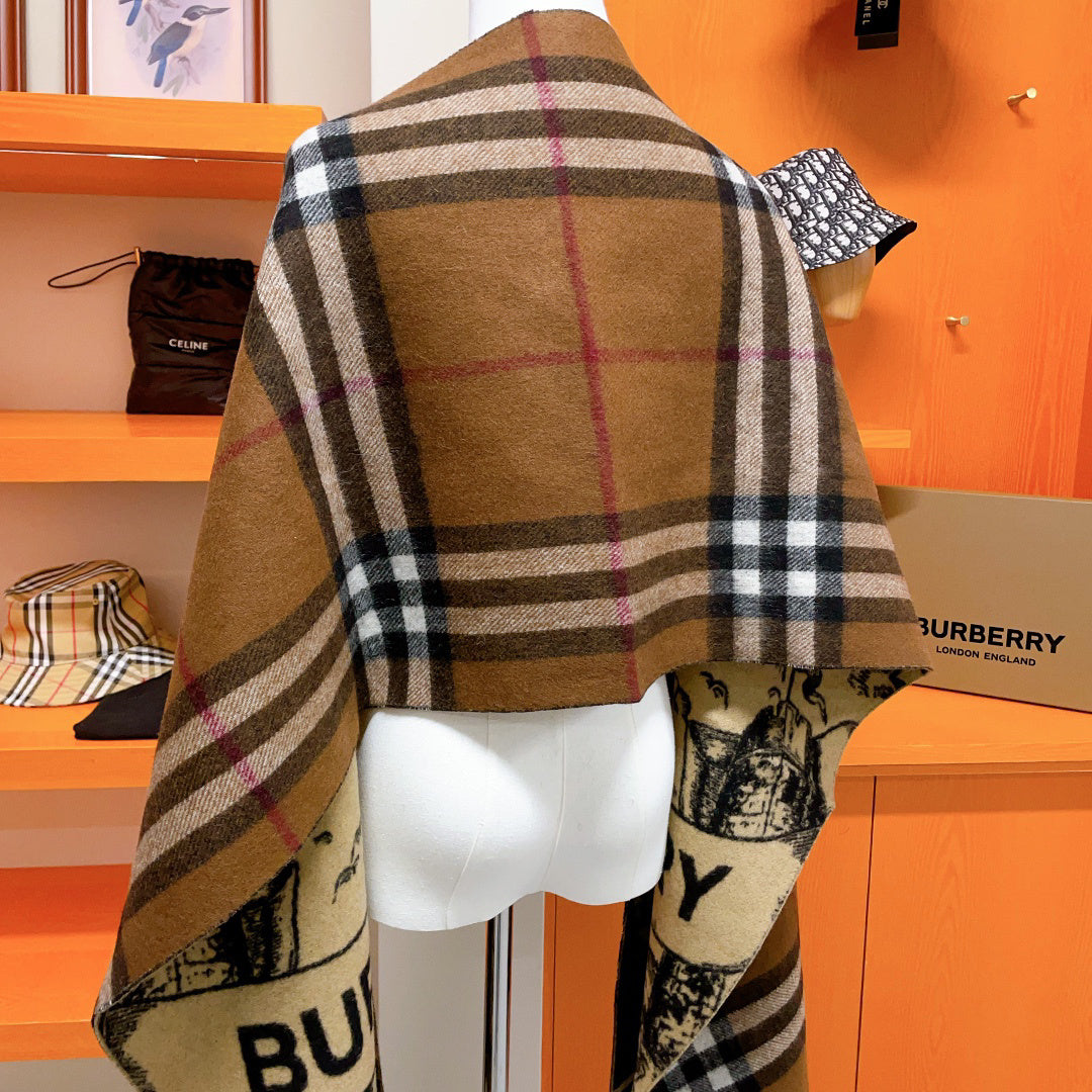 Burberry Check Pattern Jacquard Scarf - 974834255 - Photo 4