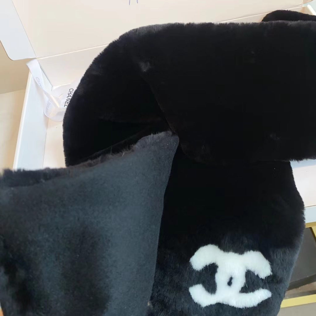 Chanel Logo Detail Scarf - 962272267 - Photo 4