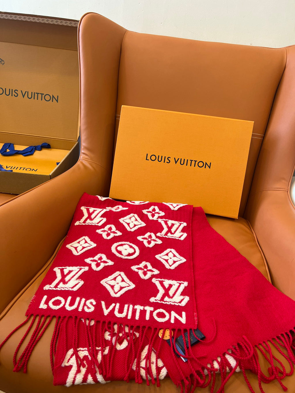 Louis Vuitton Colorblock Scarf - 983997371 - Photo 4
