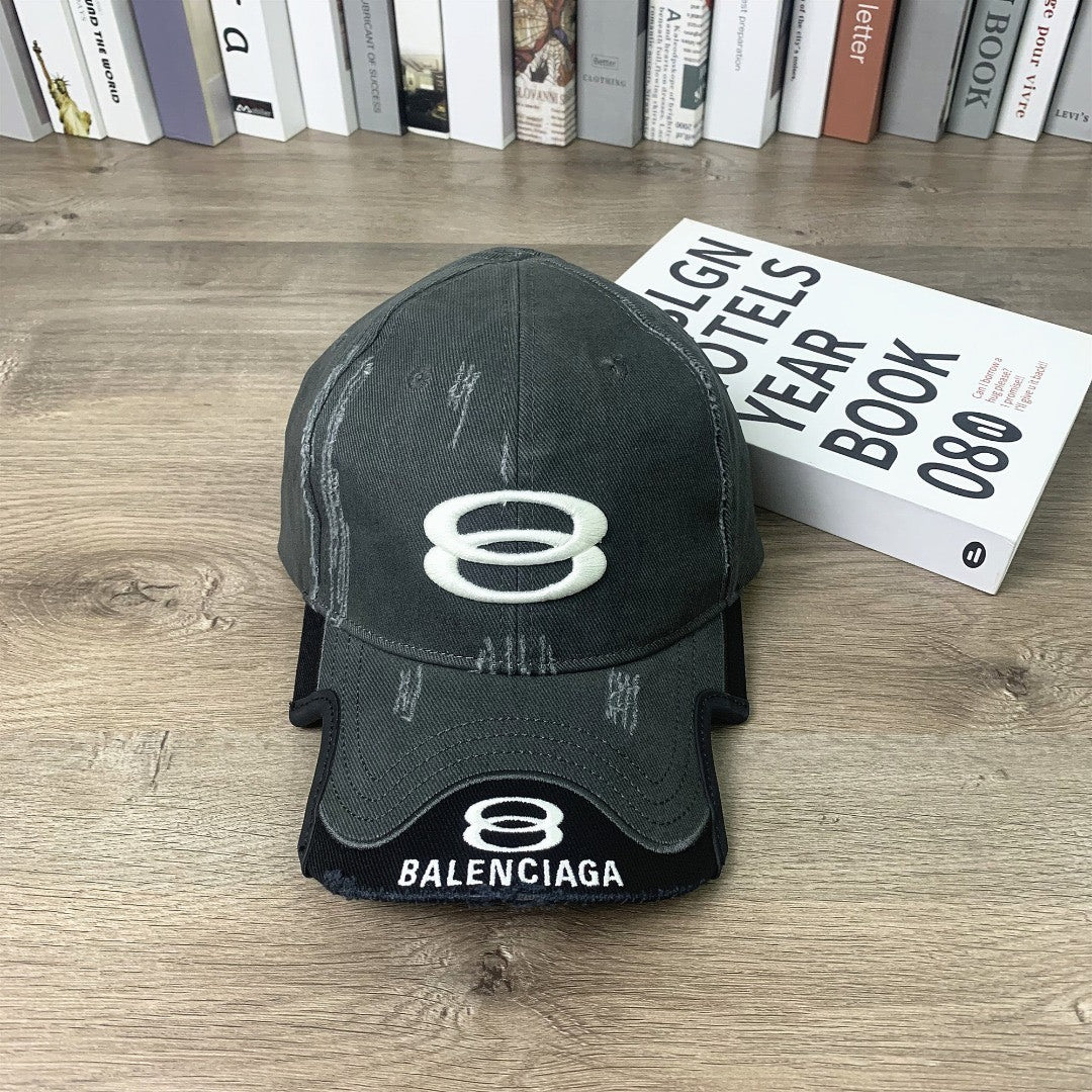 Balenciaga Embroidered Logo Detail Baseball Cap - 1016383886 - Photo 4