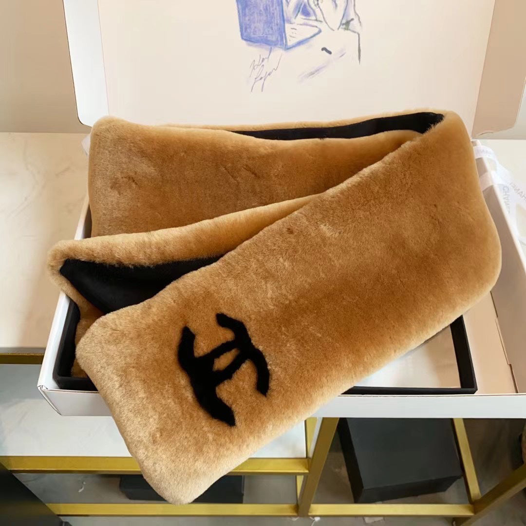 Chanel Logo Detail Scarf - 962272290 - Photo 4
