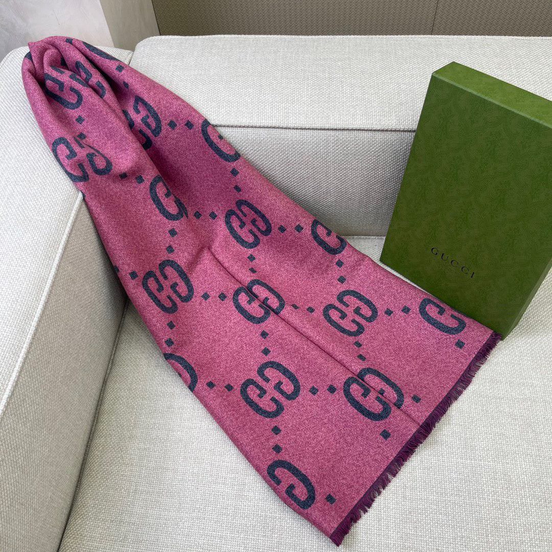 Gucci Jacquard Scarf - 981253139 - Photo 4