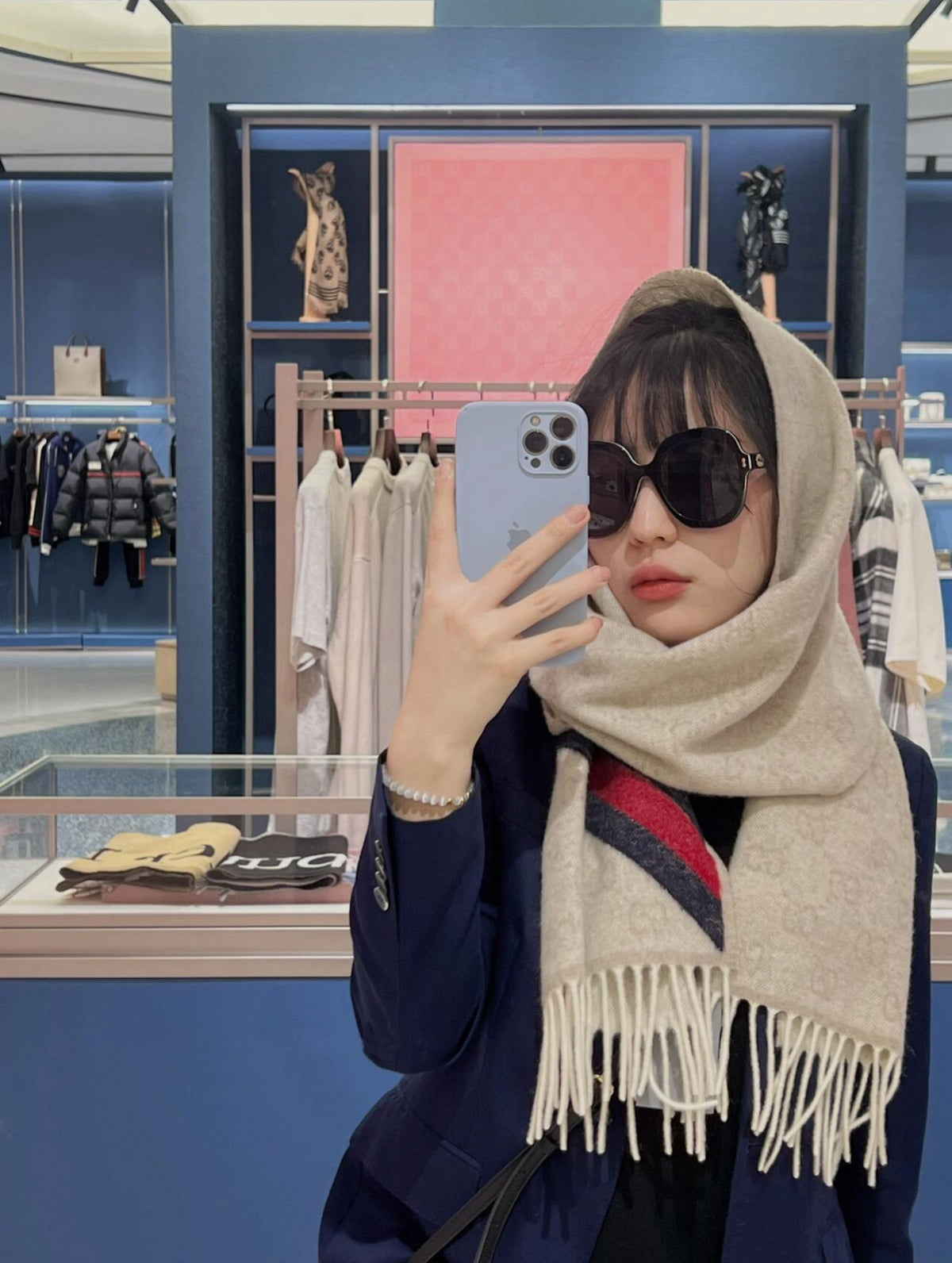 Gucci Jacquard Scarf - 980019247 - Photo 4