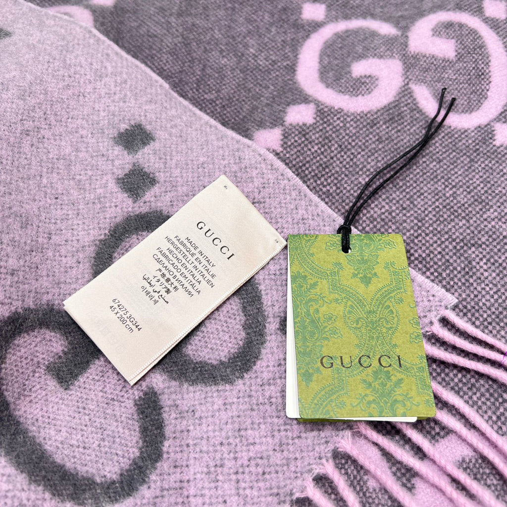 Gucci Jacquard Scarf - 984596767 - Photo 4