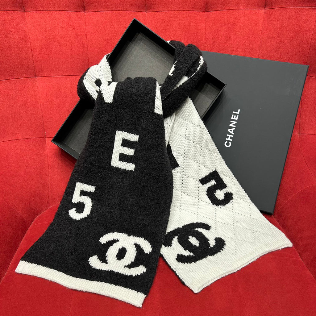 Chanel Jacquard Scarf - 984597904 - Photo 4