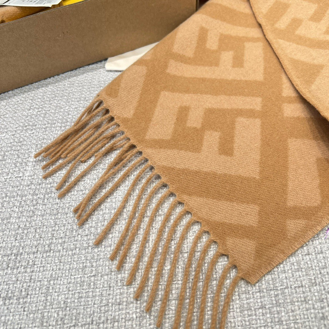 Fendi Jacquard Logo Detail Scarf - 1245377068 - Photo 4