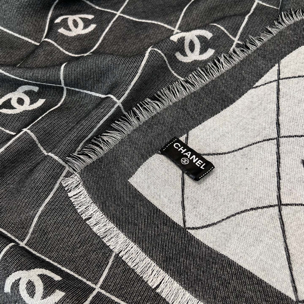 Chanel Jacquard Logo Detail Scarf - 1014310777 - Photo 4