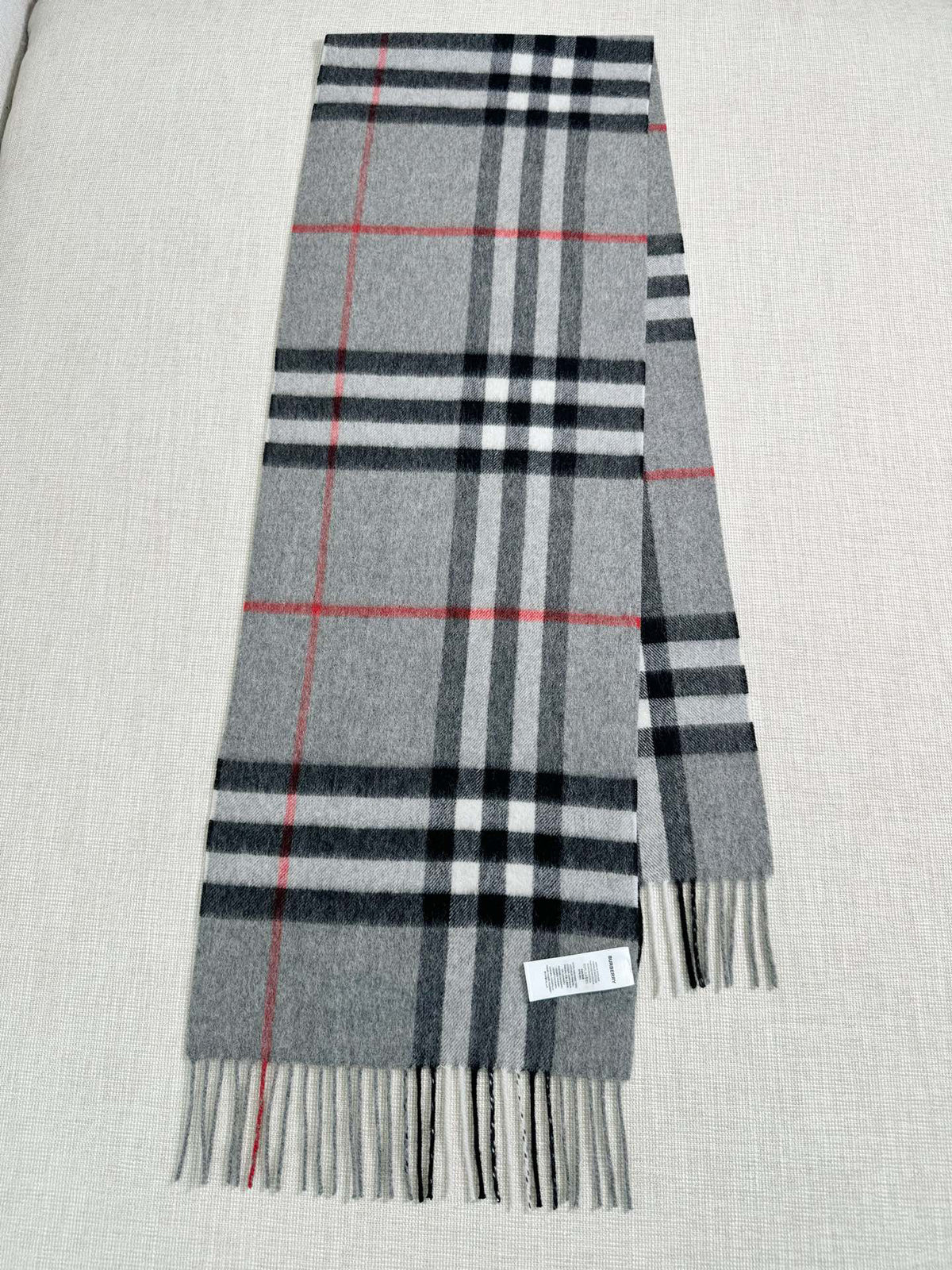 Burberry Check Pattern Scarf - 973281790 - Photo 4