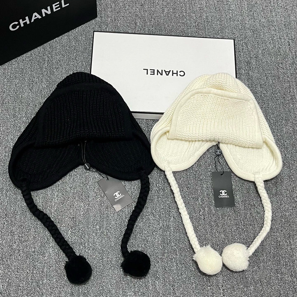 Chanel Logo Detail Knit Beanie - 1141779119 - Photo 4