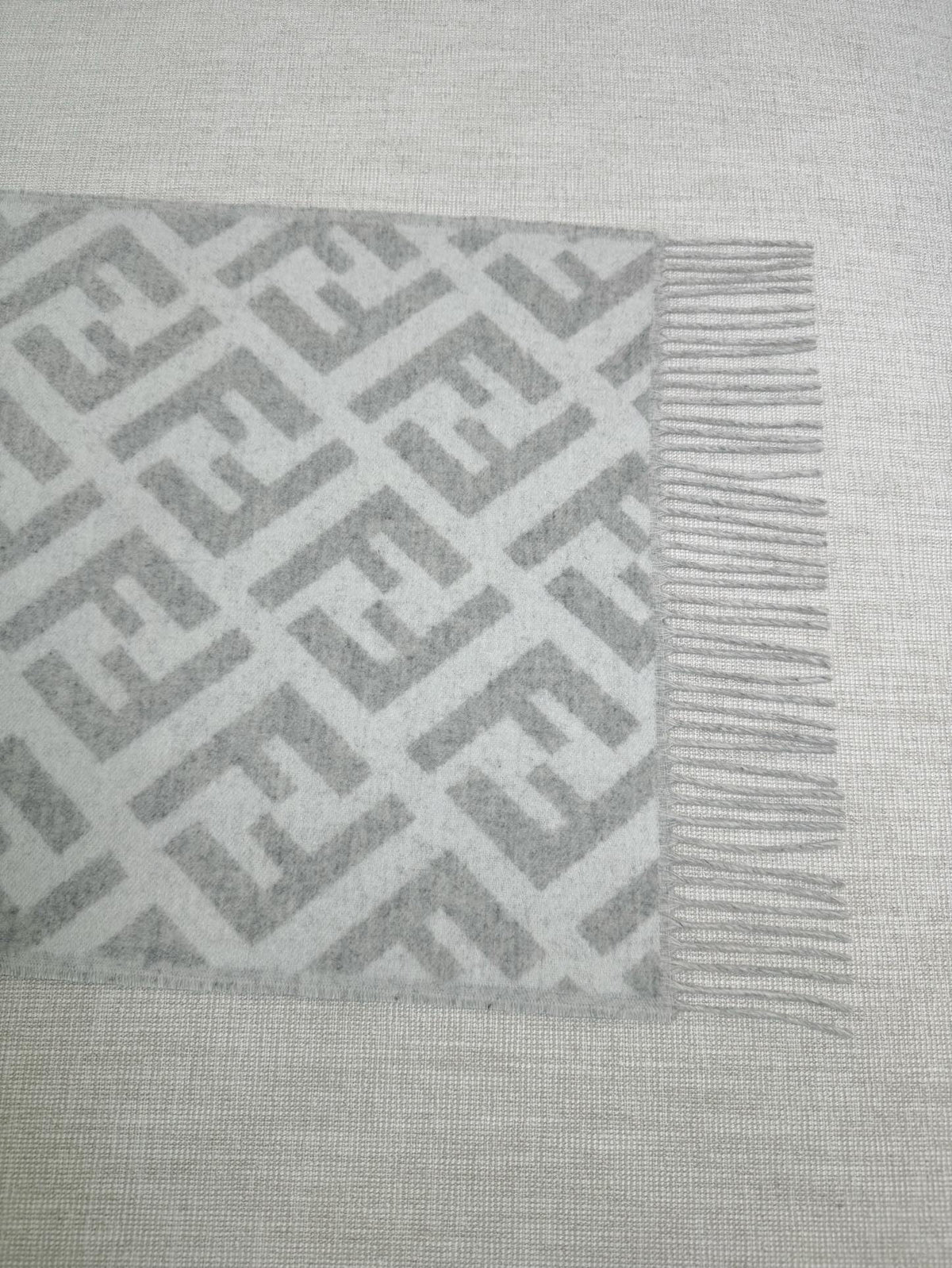 Fendi Jacquard Logo Detail Scarf - 973645480 - Photo 5