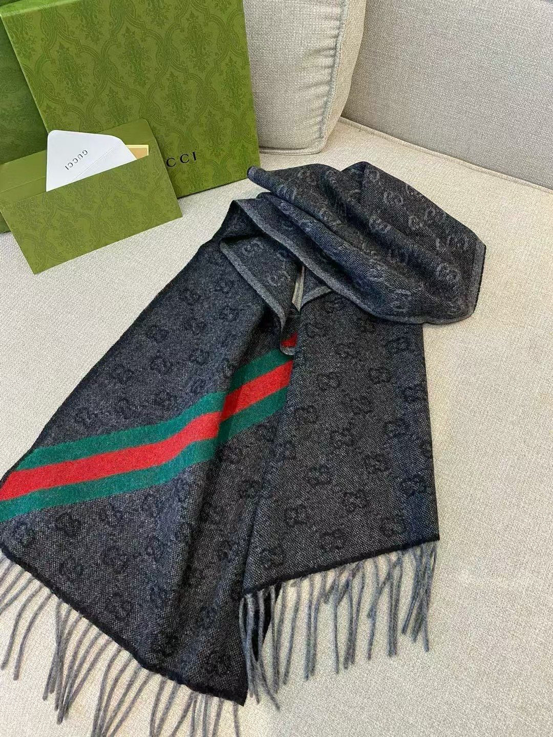Gucci Jacquard Scarf - 968682872 - Photo 5