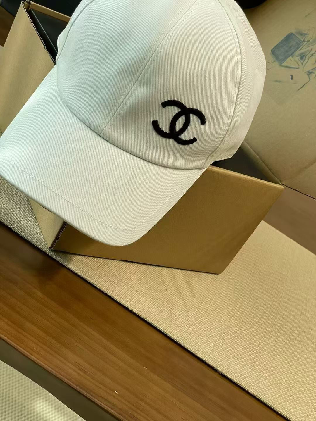 Chanel Logo Detail Baseball Cap - 1054042461 - Photo 5