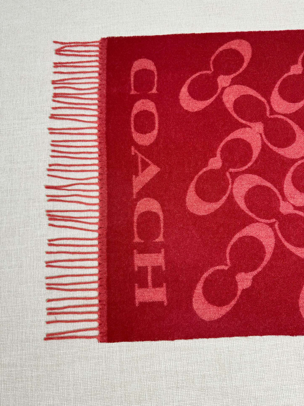 Coach Logo Detail Scarf - 973282494 - Photo 5