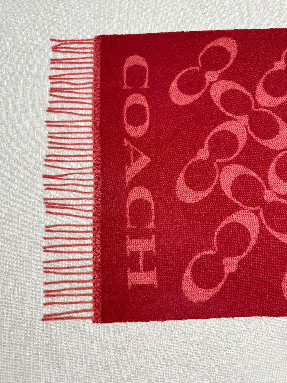Coach Logo Detail Scarf - 973282494 - Photo 5